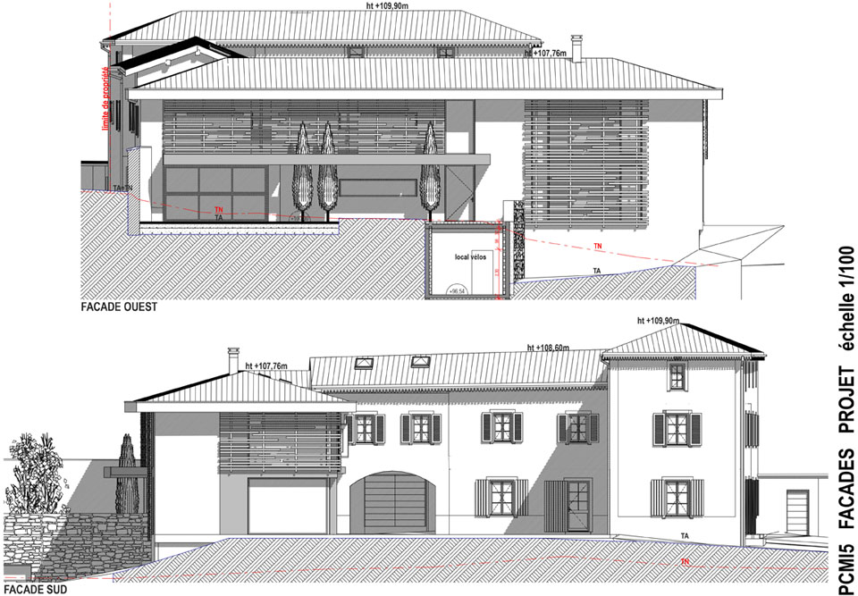 Projet d'une résidence d'habitation, Landes (40)
