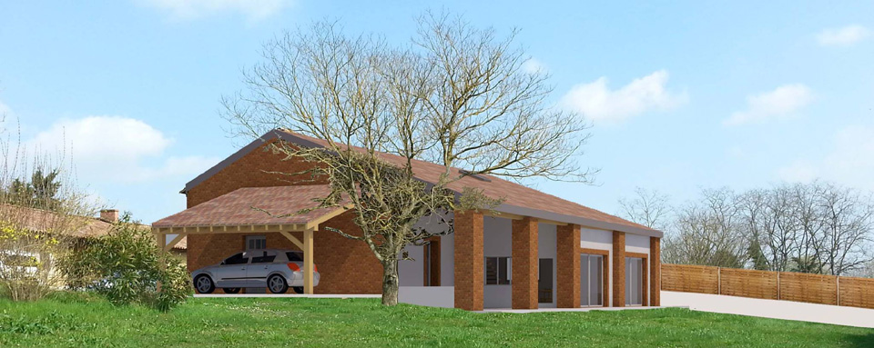 R&eacute;habilitation d'une ancienne grange, Landes (40)