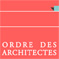 Logo architecte inscrit &agrave; l'ordre des architectes